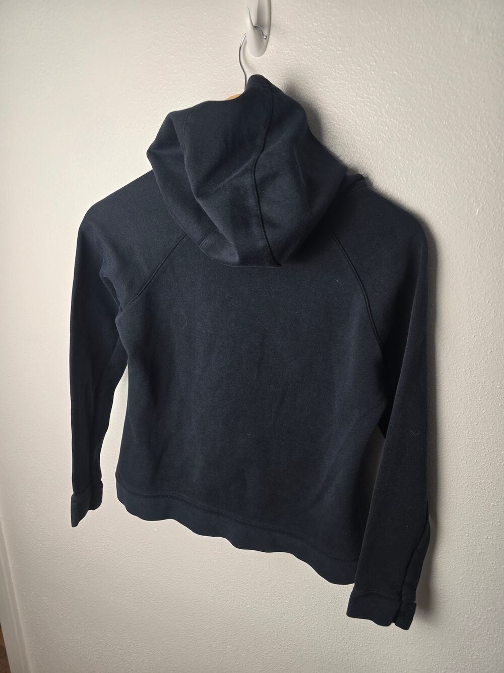 Nike Funnel Neck L Hooded Sweatshirt Fleece Black Pullover